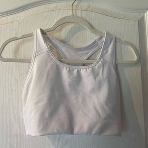White Nike Sports Bra
